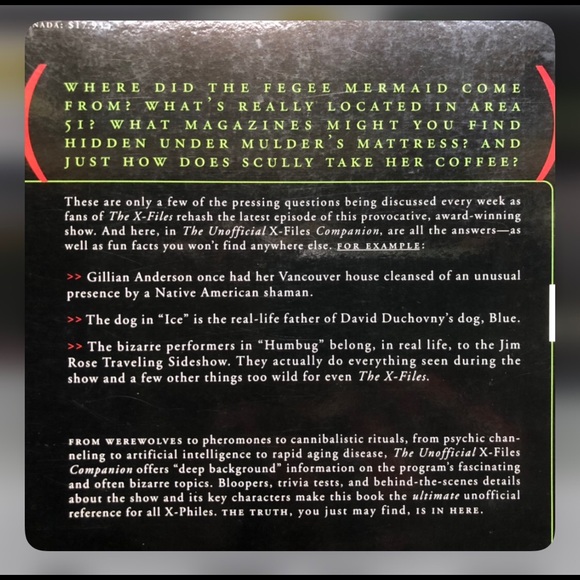 Unofficial X Files Companion Book - Picture 2 of 5